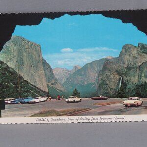 Vintage Postcard - Portal of Grandeur view Yosemite Park - Natural Color Product
